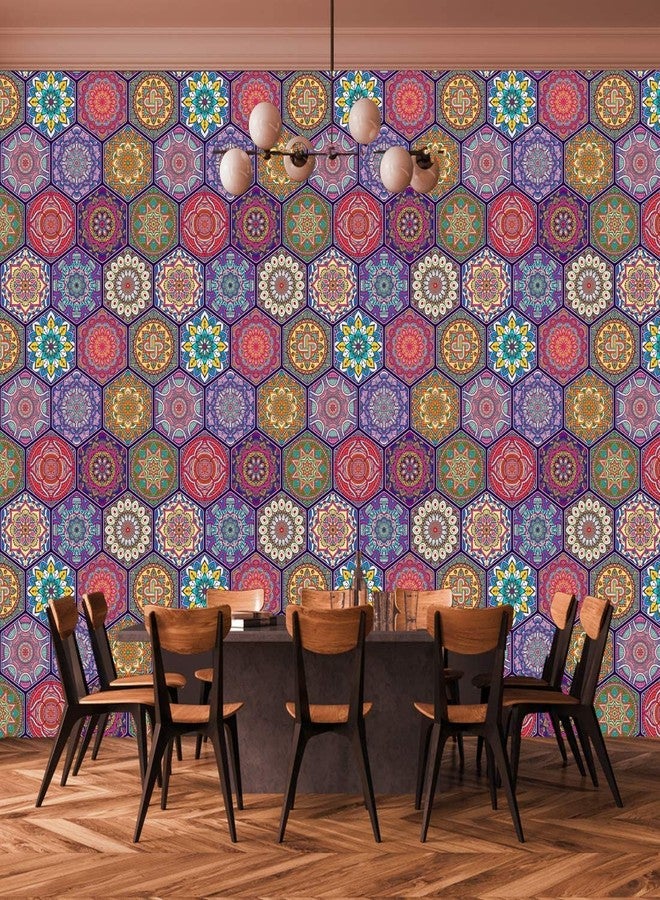 WallDaddy Wallpaper For Walls Sticker Large Size (300x40)Cm Self Adhesive Wallpaper For Bedroom | Mandala Wall Stickers For Home | Waterproof Wall papers For Home | Vinyl Wallpaper Stickers Home Decor - Image 4